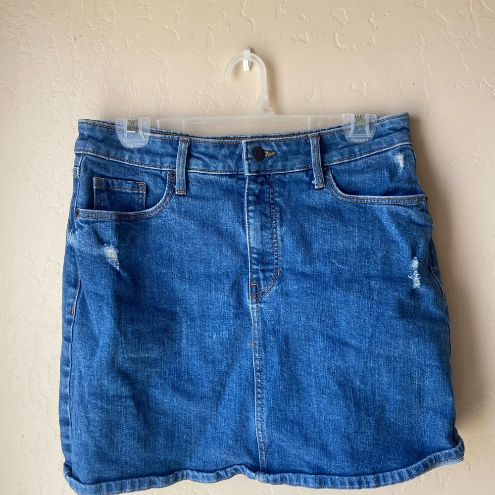 Old Navy Blue Denim Mini Skirt